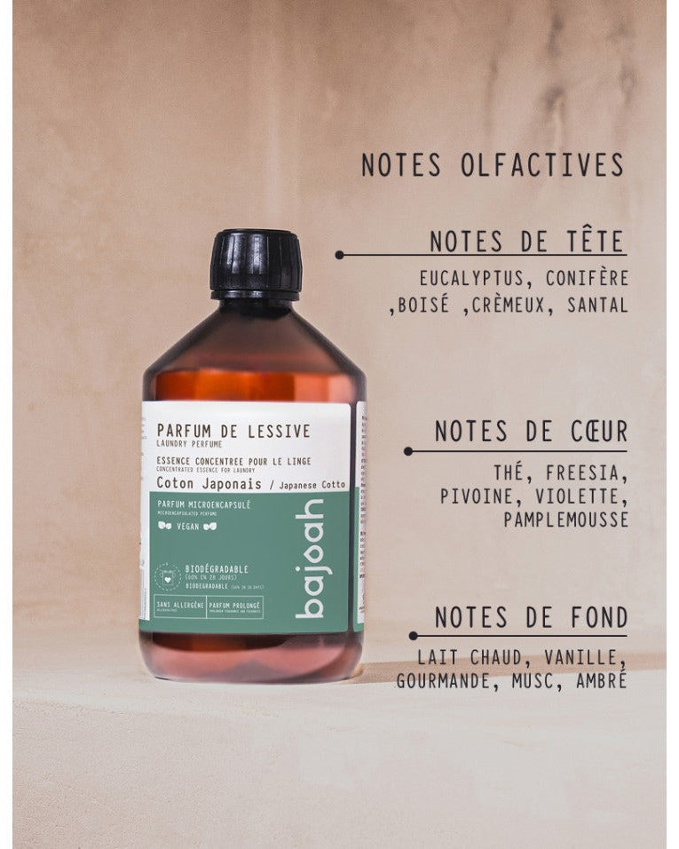 Parfum de lessive Coton Japonais – Bajoah